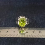 انگشتر نقره مردانه طرح پدرام با سنگ الکساندریت - Image 3