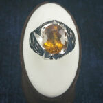 انگشتر نقره مردانه فاخر طرح شهرام با سنگ الکساندریت - Image 5