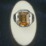 انگشتر نقره مردانه طرح کامبیز با سنگ الکساندریت - Image 4