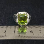 انگشتر نقره مردانه طرح کامبیز با سنگ الکساندریت - Image 5