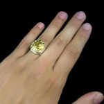 انگشتر نقره مردانه فاخر دست ساز طرح هومن با سنگ الکساندریت - Image 6