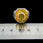 انگشتر نقره مردانه فاخر دست ساز طرح هومن با سنگ الکساندریت - Image 7