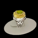 انگشتر نقره مردانه فاخر دست ساز طرح هومن با سنگ الکساندریت - Image 5