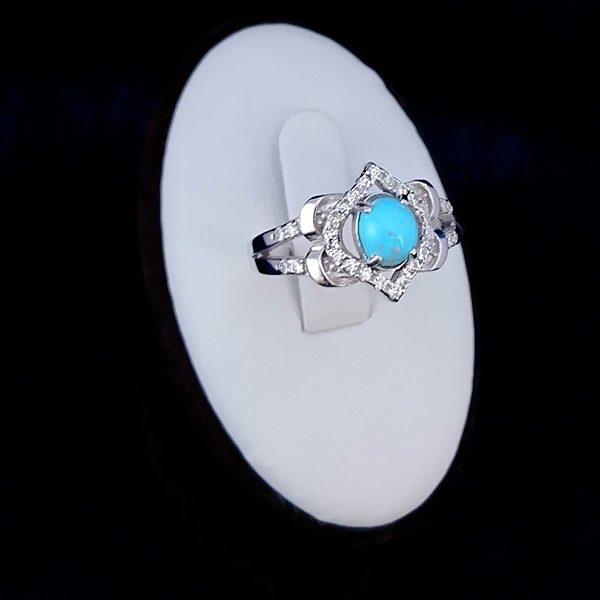 mehri-girl-ring (1) انگشتر فیروزه زنانه نقره