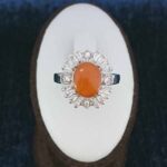 انگشتر نقره زنانه طرح آرمانا با سنگ عقیق یمنی سرخ - Image 3