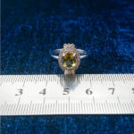 انگشتر نقره زنانه طرح آرمینا با سنگ الکساندریت - Image 2