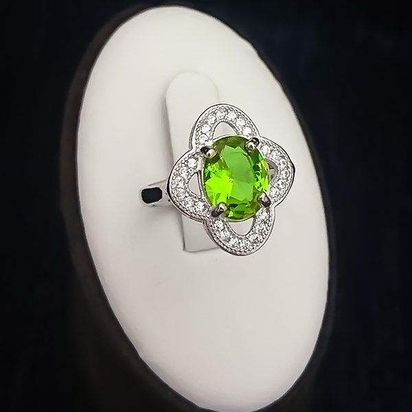 انگشتر الکساندریت زنانه نقره