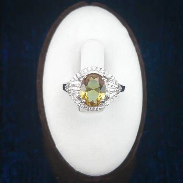 انگشتر نقره زنانه طرح آرنیکا با سنگ الکساندریت - Image 4