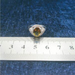 انگشتر نقره زنانه طرح آرنیکا با سنگ الکساندریت - Image 3