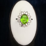 انگشتر نقره زنانه طرح آدرینا با سنگ الکساندریت - Image 5