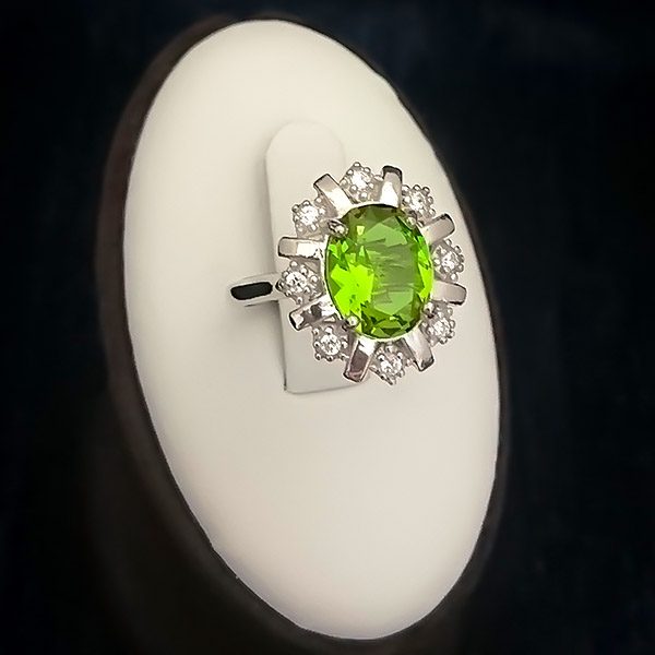 انگشتر الکساندریت زنانه نقره