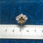 انگشتر نقره زنانه طرح پردیس با سنگ الکساندریت - Image 2