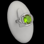 انگشتر الکساندریت زنانه نقره طرح شهین - Image 5