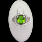 انگشتر الکساندریت زنانه نقره طرح شهین - Image 4