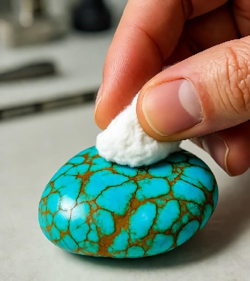 تشخیص سنگ فیروزه با استون