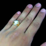 انگشتر نقره دست ساز مردانه طرح منصور ۲ با سنگ فیروزه نیشابوری - Image 3