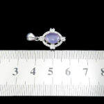 گردنبند عقیق کبود یمنی نقره زنانه طرح نوژان - Image 3