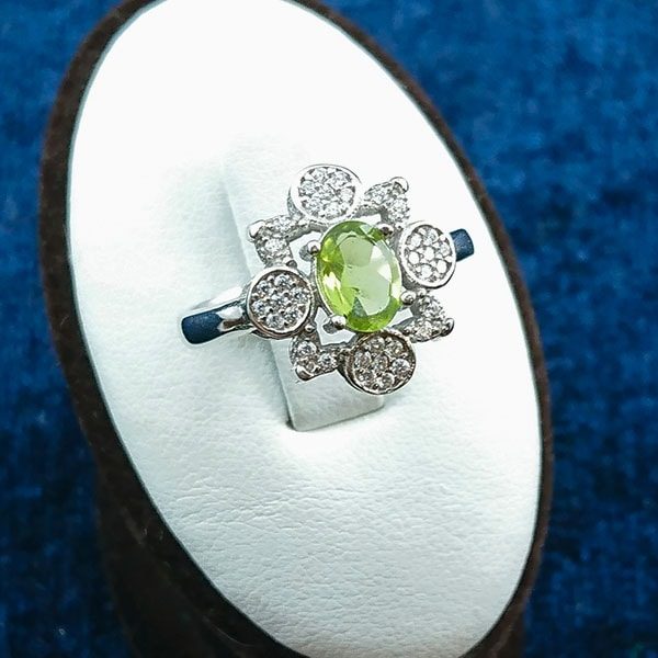 زیباترین انگشتر زبرجد ارزان