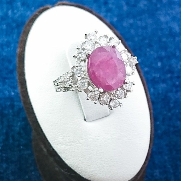 انواع انگشتر یاقوت سرخ دخترانه فانتزی