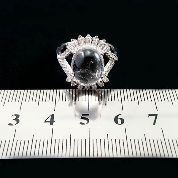 انگشتر نقره زنانه طرح حوریا با سنگ در نجف اصلی - Image 3