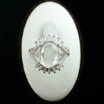 انگشتر نقره زنانه طرح حوریا با سنگ در نجف اصلی - Image 4