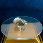 انگشتر نقره مردانه طرح سجاد با سنگ عقیق سلیمانی (باباقوری) - Image 3