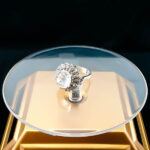 انگشتر نقره زنانه طرح درین با سنگ در نجف اصلی - Image 2