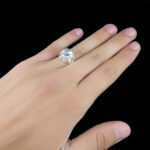 انگشتر نقره مردانه طرح آرتین با سنگ در نجف اصلی - Image 4