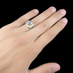 انگشتر نقره مردانه طرح حیدر امیرالمومنین با سنگ در نجف اصلی - Image 3