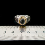 انگشتر نقره مردانه طرح حیدر امیرالمومنین با سنگ در نجف اصلی - Image 5