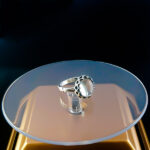 انگشتر نقره طرح آران با سنگ در نجف اصلی - Image 5