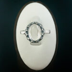 انگشتر نقره طرح آران با سنگ در نجف اصلی - Image 3