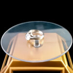 انگشتر نقره زنانه و مردانه چهارچنگ آروشا با سنگ در نجف اصلی - Image 3