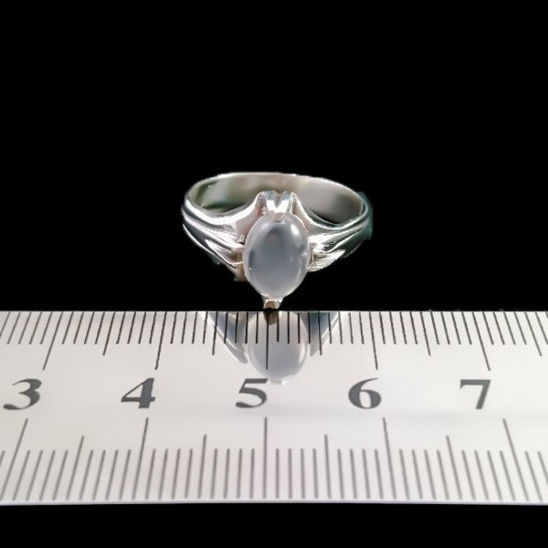 انگشتر نقره زنانه و مردانه چهارچنگ آروشا با سنگ در نجف اصلی - Image 4