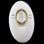 انگشتر نقره مردانه طرح آرسام با سنگ در نجف اصلی - Image 5