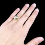 انگشتر نقره مردانه طرح آرسام با سنگ در نجف اصلی - Image 2