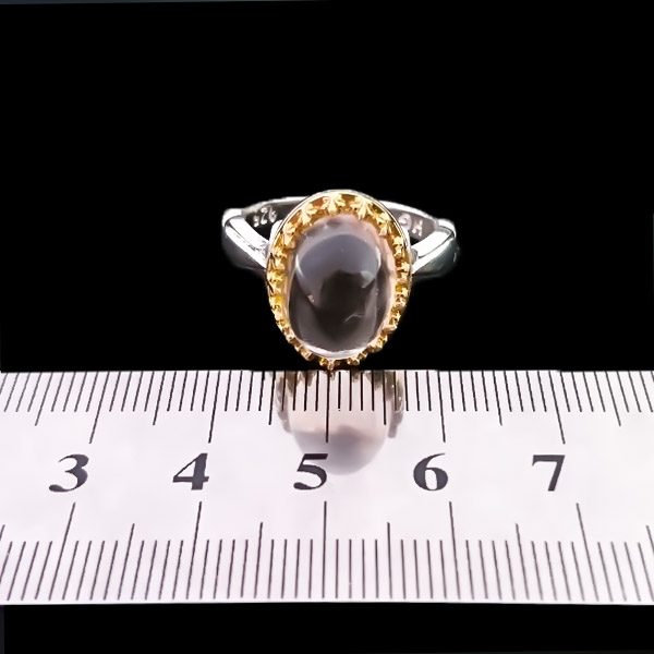 انگشتر نقره مردانه طرح آرسام با سنگ در نجف اصلی - Image 4