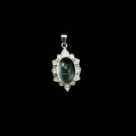 گردنبند نقره زنانه طرح دایانا با سنگ در نجف اصلی - Image 4