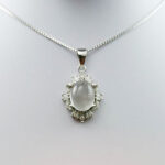 گردنبند در نجف اصل نقره زنانه طرح دریتا - Image 5