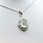 گردنبند در نجف اصل نقره زنانه طرح دریتا - Image 2