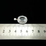 گردنبند نقره زنانه طرح رَستا با سنگ در نجف اصلی - Image 3