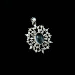 گردنبند نقره زنانه طرح رامونا با سنگ در نجف اصلی - Image 5