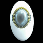 انگشتر نقره مردانه طرح ویژه ۱ با سنگ عقیق سلیمانی (باباقوری) - Image 6