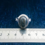 انگشتر نقره مردانه طرح الیاس با سنگ عقیق سلیمانی - Image 4