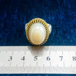 انگشتر نقره مردانه طرح ویژه۲ با سنگ عقیق سلیمانی (باباقوری) - Image 6