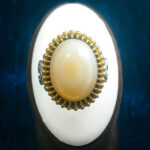 انگشتر نقره مردانه طرح ویژه۲ با سنگ عقیق سلیمانی (باباقوری) - Image 7