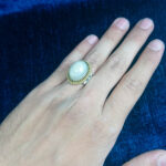 انگشتر نقره مردانه طرح ویژه۲ با سنگ عقیق سلیمانی (باباقوری) - Image 3