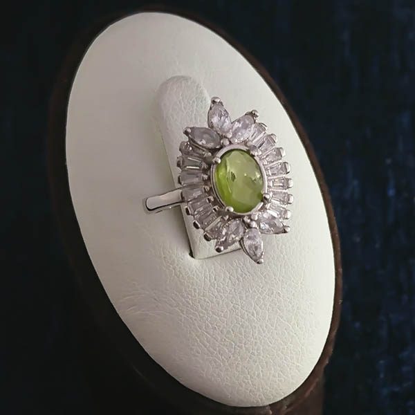 مدل انگشتر زبرجد دخترانه شیک