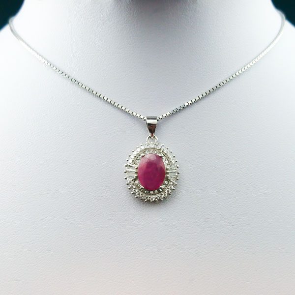 انواع گردنبند یاقوت سرخ دخترانه اصل