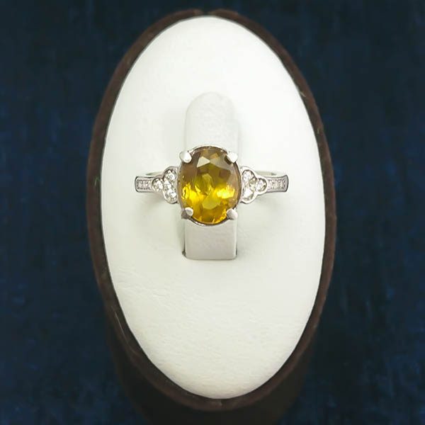 انگشتر نقره زنانه طرح آلا با سنگ الکساندریت الماس تراش - Image 6